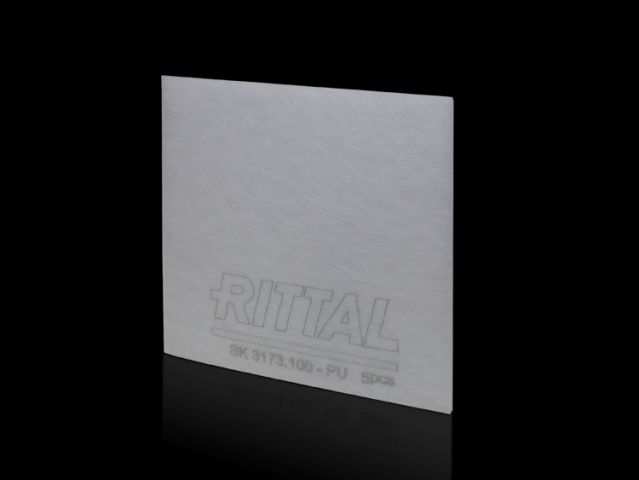 SK3173100 Rittal air conditioner non-woven fiber filter mat spare filter mat filter grade G2 width 289 height 289 length 17-Made in Germany-Rittal cabinet air conditioner maintenance Rittal electric cabinet Rittal busbar Rittal fan SK3173.100