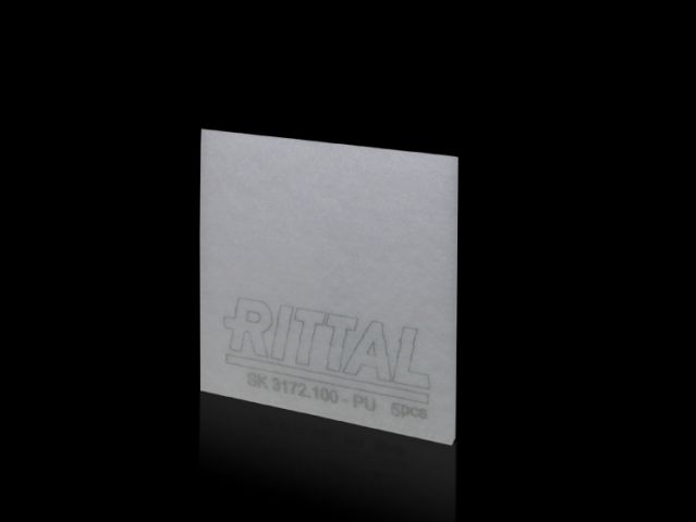 SK3172100 Rittal air conditioner non-woven fiber filter mat spare filter mat filter grade G2 width 221 height 221 length 17-Made in Germany-Rittal Cabinet Air Conditioning Maintenance Rittal Electric Cabinet Rittal Busbar Rittal Fan SK3172.100