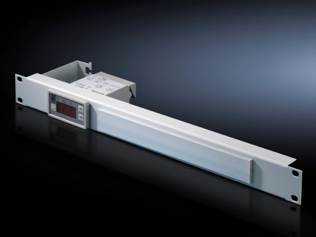 SK7109035 Rittal air conditioner digital control cabinet Internal temperature display and temperature controller are integrated on a 1U plug-in panel Range 5°C...55°C Working voltage 100V-230V, 24V-60V DC Installation depth 100mm Three-digit seven Segment display °C/°F switchable with 1800mm long NTC sensor Two relay outputs as changeover and make contacts-Manufactured by Rittal in Germany-Rittal Cabinet Air Conditioner Rittal Electric Cabinet Rittal Busbar Rittal Fan SK7109.035