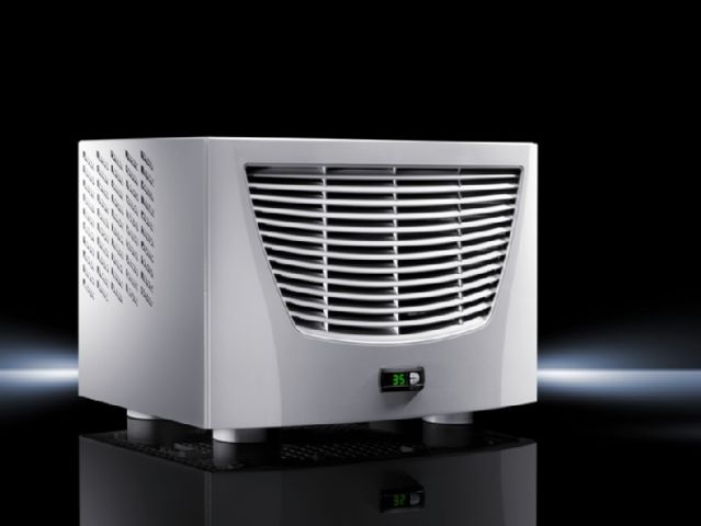 SK3382600 Rittal air conditioner top-mounted air conditioner TopTherm Blue e stainless steel 230V500W width 597 height 417 depth 380-Made in Germany-SK3382.600