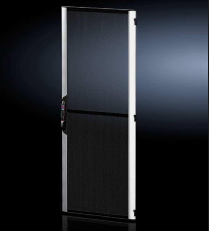 DK5301453 rittal enclosures aluminium/sheet steel door,For enclosure width 800mm,height 2200mm,ventilated for VX IT,to replace existing doors.The vented surface area is approx.85% perforated-Rittal cabinet Rittal air conditioner Rittal electrical cabinet Rittal busbar Rittal fan DK5301.453