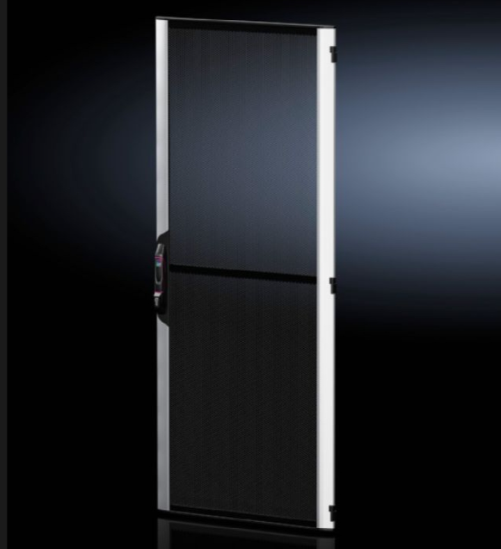 DK5301450 rittal enclosures aluminium/sheet steel door,For enclosure width 600mm,height 2200mm,ventilated for VX IT,to replace existing doors.The vented surface area is approx.85% perforated-Rittal cabinet Rittal air conditioner Rittal electrical cabinet Rittal busbar Rittal fan DK5301.450