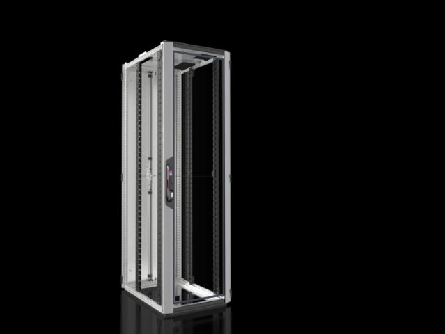VX5330123 rittal enclosures VX IT,19" mounting angles,standard,front and rear,glazed door,WHD:600x2000x800mm,42U-Made in Germany by Rittal-Rittal cabinet Rittal air conditioners Rittal electrical cabinets Rittal busbars Rittal fans VX5330.123