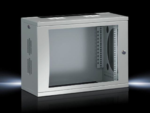 DK7507010 rittal enclosures DK FlatBox,WHD:600x492x400mm,9U,with 482.6 mm (19") mounting angles-Made in Germany by Rittal-Rittal cabinet Rittal air conditioners Rittal electrical cabinets Rittal busbars Rittal fans DK7507.010