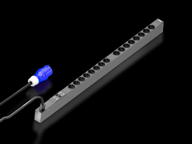 DK7979114 rittal enclosures PDU basic 32A/1P CEE 16xCEE7/3 earthing-pin,DK PDU basic,Compact basic power distributor,WHD:44x1095x70,CEE 7/3:16xearthing-pin-Made in Germany by Rittal-Rittal cabinet Rittal air conditioners Rittal electrical cabinets Rittal busbars Rittal fans DK7979.114