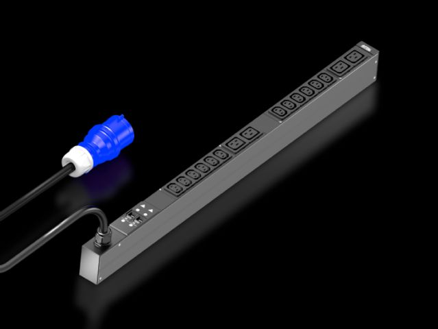 DK7979113 rittal enclosures PDU basic 32A/1P CEE 12xC13+4xC19,DK PDU basic,Compact basic power distributor,WHD: 44x845x70,IEC 60320:12xC13,4xC19-Made in Germany by Rittal-Rittal cabinet Rittal air conditioners Rittal electrical cabinets Rittal busbars Rittal fans DK7979.113