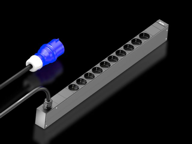 DK7979111 rittal enclosures PDU basic 16A/1P CEE 10xCEE7/3 earthing-pin,DK PDU basic,Compact basic power distributor, WHD:44x695x70,CEE 7/3:10xearthing-pin-Made in Germany by Rittal-Rittal cabinet Rittal air conditioners Rittal electrical cabinets Rittal busbars Rittal fans DK7979.111