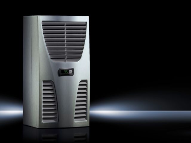 SK3302210 Rittal air conditioning TopTherm wall-mounted cooling unit Blue e 0.3-4kW - Rittal enclosures Rittal electric cabinet Rittal busbar Rittal fan Rittal PDU SK3302.210