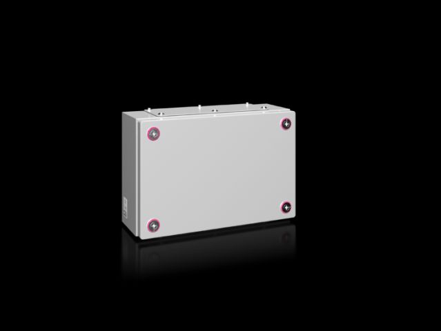 KX1531000 Rittal enclosures Terminal box KX, sheet steel, with gland plate - Rittal air conditioning Rittal electric cabinet Rittal busbar Rittal fan Rittal PDU KX1531.000