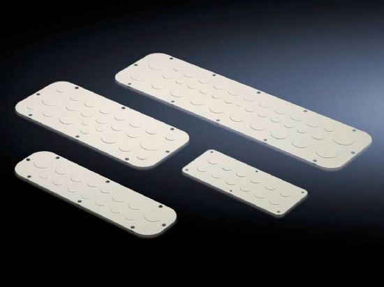 SZ2561100 Rittal enclosures Metal gland plate with metric knockouts Width 330mm Depth 90mm - Rittal air conditioning Rittal electric cabinet Rittal busbar Rittal fan Rittal PDU SZ2561.100