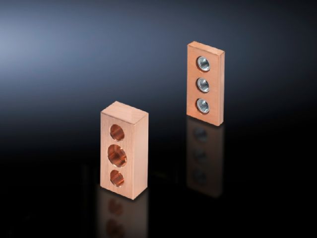 SV9676528 Rittal busbar Contact piece for connection brackets Number of bars per conductor 2 - Rittal enclosures Rittal electric cabinet Rittal busbar Rittal fan Rittal PDU SV9676.528