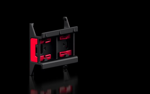 RX9365724 Rittal busbar Support rail for component adaptors Width 45mm Height 10mm - Rittal air conditioning Rittal electric cabinet Rittal busbar Rittal fan Rittal PDU RX9365.724