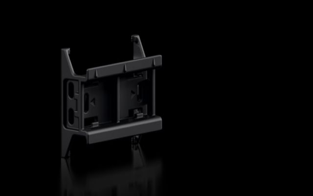RX9365742 Rittal busbar Support rail for component adaptors Width 45mm Height 10mm - Rittal air conditioning Rittal electric cabinet Rittal busbar Rittal fan Rittal PDU RX9365.742