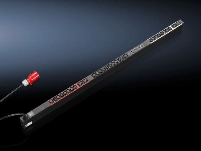 DK7955432 Rittal enclosures PDU international, managed version Width 44mm Depth 85mm Length 1480mm 24xC13, 6xC19, black,CEE ,3~,16A -Discontinued Replacement model DK7979436/DK7979.436 - Rittal air conditioning Rittal electric cabinet Rittal busbar Rittal fan Rittal PDU DK7955.432