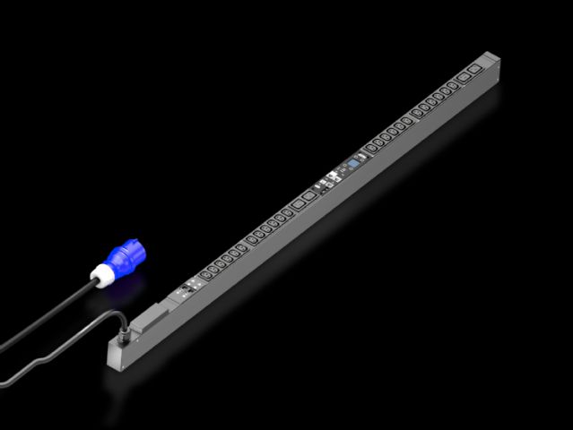 DK7979256 Rittal enclosures PDU metered Width 44mm Depth 70mm Length 1695mm 24xC13, 4xC19 - Rittal air conditioning Rittal electric cabinet Rittal busbar Rittal fan Rittal PDU DK7979.256