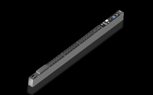 DK7979218 Rittal enclosures PDU metered Width 44mm Depth 70mm Length 1095mm 18xC13, 2xC19 - Rittal air conditioning Rittal electric cabinet Rittal busbar Rittal fan Rittal PDU DK7979.218