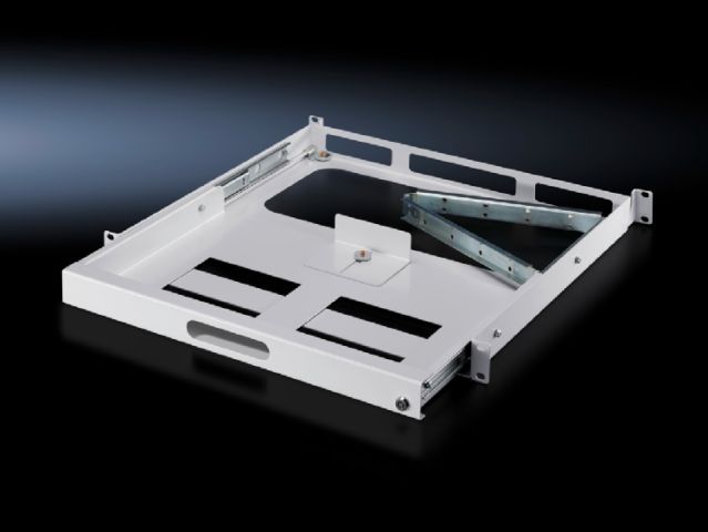 DK7281200 Rittal enclosures Keyboard drawer 1U for two pairs of 482.6mm(19) mounting angles - Rittal air conditioning Rittal electric cabinet Rittal busbar Rittal fan Rittal PDU DK7281.200