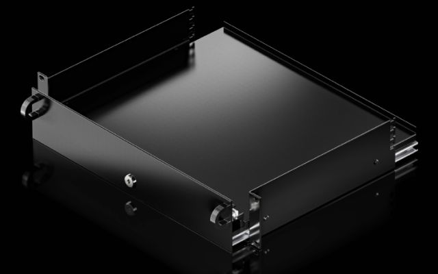 DK5302205 Rittal enclosures Keyboard drawer 2U for one 482.6mm (19) mounting level RAL9005 - Rittal air conditioning Rittal electric cabinet Rittal busbar Rittal fan Rittal PDU DK5302.205