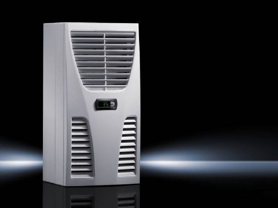 SK3303520 Rittal air conditioner 300W 200V wall-mounted cooling unit TopTherm Blue e 280mm wide, 550mm high, 210mm deep, outlet only -Rittal cabinets/Rittal busbar/Rittal electric cabinet/Rittal fan/Rittal PDU/rittal enclosures SK3303.520