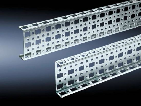 VX8100730 Rittal cabinet perforated mounting rail profile with mounting flange 23x89mm - Rittal air conditioning Rittal electric cabinet Rittal busbar Rittal fan Rittal PDU VX8100.730