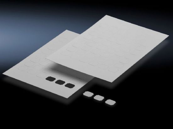 DK7044178 Rittal cabinet nameplate, white, for network cable management-Rittal cabinets/Rittal air conditioning/Rittal electric cabinet/Rittal fan/Rittal PDU/rittal-DK7044.178