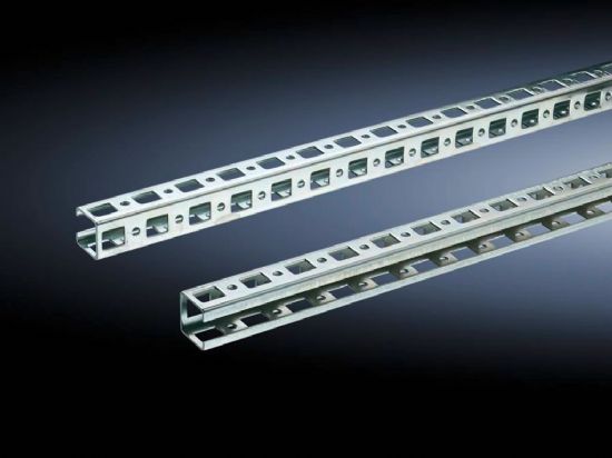 TS4170500 Rittal Cabinet Perforated rails are installed via a plug-in system using the Flex-Block design, reaching depths of up to two planes, for cable routing rail installation-Rittal enclosures/Rittal air conditioning/Rittal electric cabinet/Rittal fan/Rittal PDU-TS4170.500