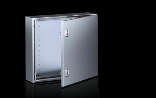 AX1368000 Rittal Cabinet, AX Compact Control Cabinet, 316 Stainless Steel, 380mm wide, 300mm high,210mm deep, Mounting Plate, 330mm wide, 275mm high-Rittal enclosures/Rittal air conditioning/Rittal electric cabinet/Rittal fan/Rittal PDU-AX1368.000
