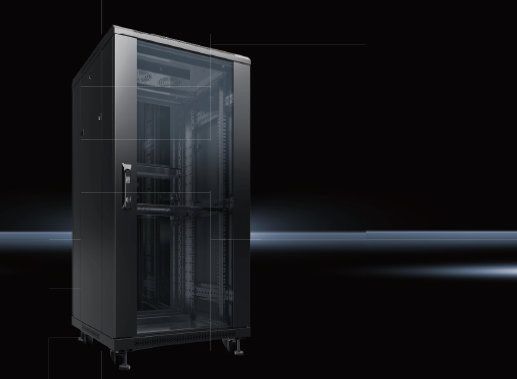 FR7926624 Rittal Enclosure Network Cabinet, 24U, 600mm wide, 2055mm high, 600mm deep-Rittal cabinet/Rittal air conditioning/Rittal electric cabinet/Rittal fan/Rittal PDU-FR7926.624