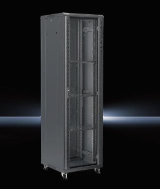 FR7946618 Rittal Enclosure server rack, network rack, glass door, 18U, width 600mm, height 1008mm, including casters, height and depth 600mm-Rittal cabinet/Rittal air conditioning/Rittal electric cabinet/Rittal fan/Rittal PDU-FR7946.618