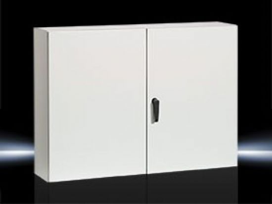 WM8017584 Rittal Enclosure WM Series Wall-Mounted Double-Door Cabinet, Width 1500mm, Height 900mm, Depth 300mm, Mounting Plate Width 1450mm, Height 850mm, Doors with 2 Three-Point Locks-Rittal cabinet/Rittal air conditioning/Rittal electric cabinet/Rittal fan/Rittal PDU-WM8017.584